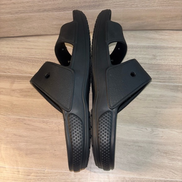 Crocs Black Double Strap Sandals - Picture 7 of 8